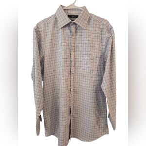 NWOT. HART SCHAFFNER MARX 100% PIMA COTTON NON-IRON BUTTON-UP SZ 15 1/2. 33